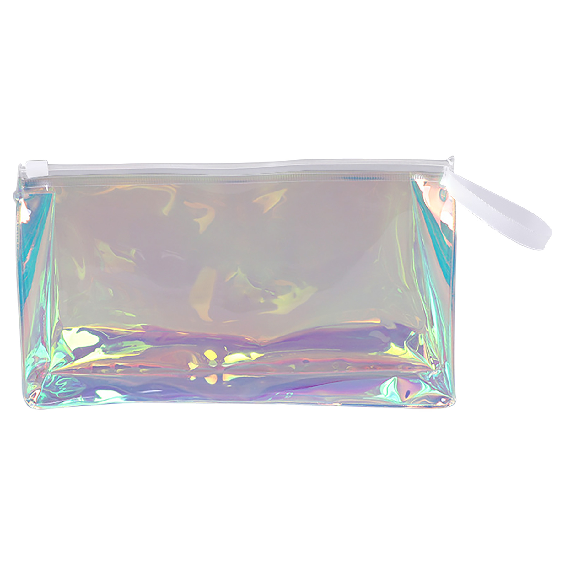 FlyFlyPromos - Holographic PVC Cosmetic Bag with Ziplock Image 5 - Promotional Product